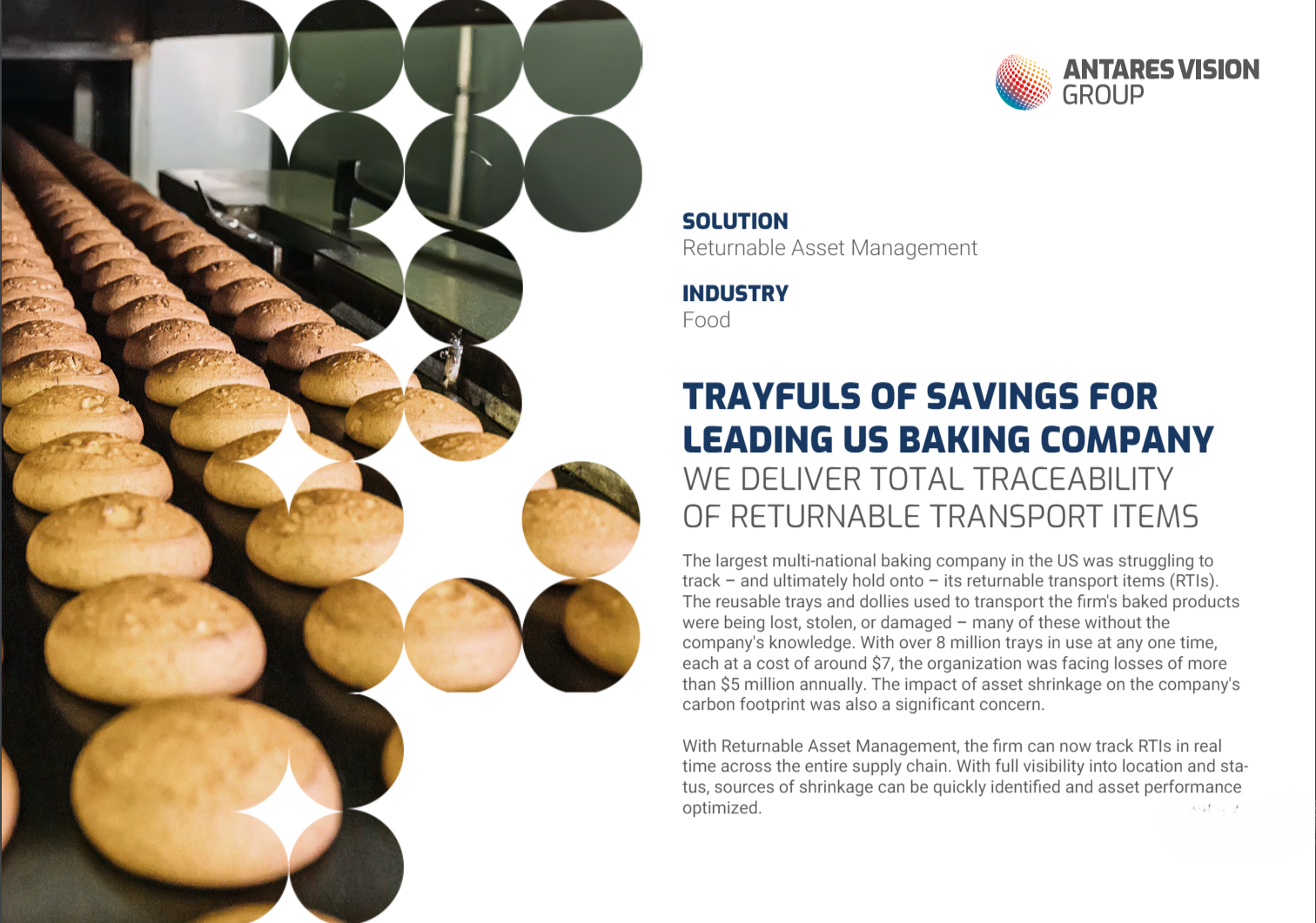 Trayfuls Of Savings For Leading US Baking Company
