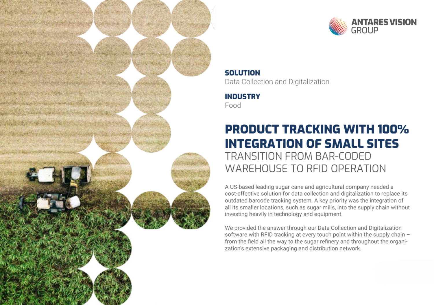 Product tracking with 100% integration of small sites