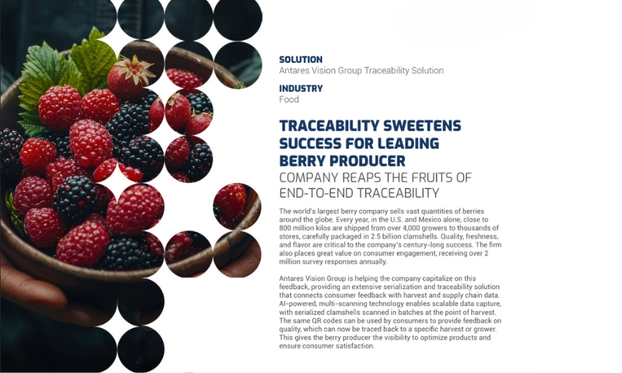 TRACEABILITY SWEETENS SUCCESS FOR LEADING BERRY PRODUCER