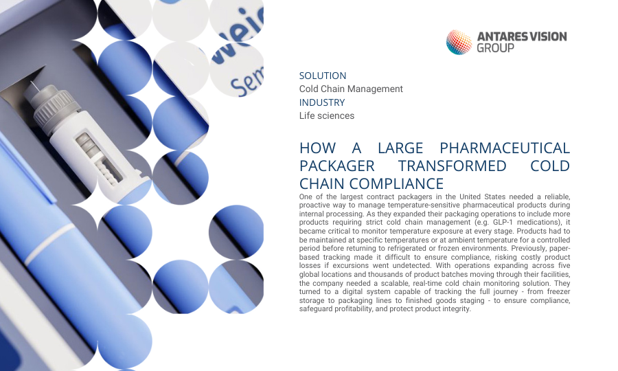 How a Large Pharmaceutical Packager Transformed Cold Chain Compliance
