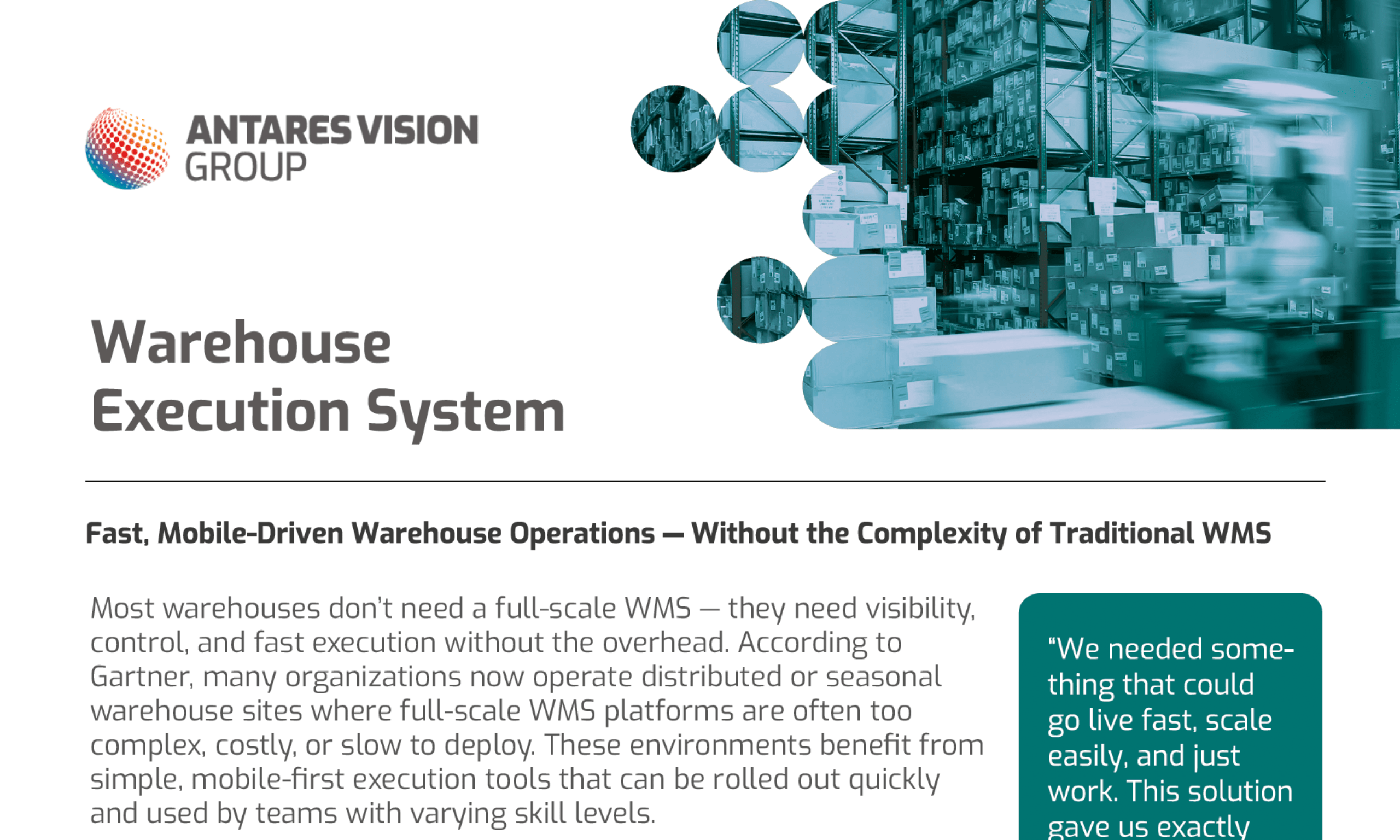 Warehouse Execution System